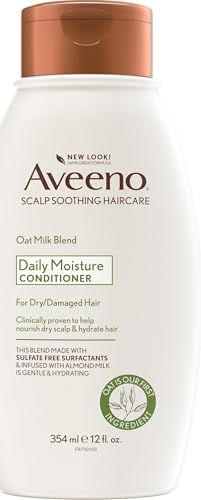 Image of Aveeno Oat Milk Blend Moisturizing Conditioner, Ultra-Hydrating, for Dry, Damaged Hair, 12 fl oz