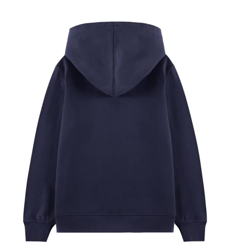 Kid Nation Kids Soft Brushed Fleece Zip-Up Hooded Sweatshirt Hoodie for Boys or Girls 4-12 Years