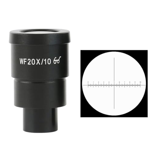 顕微鏡観察 1 個ルーリングカーブ WF10X/20 WF10X/22 WF15X/15 WF20X/10 接眼レンズ実体顕微鏡用(WF20X-10)