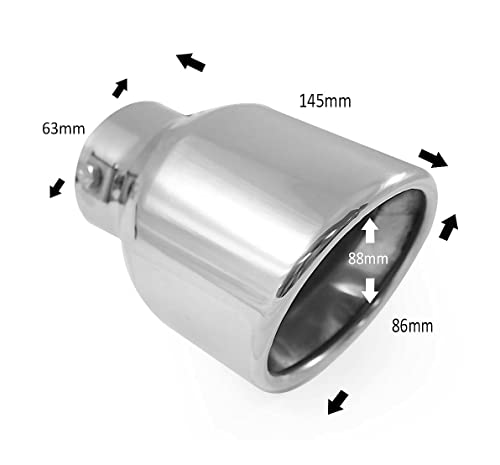 Universale 3125673 Tubo Punta di Scarico Coda