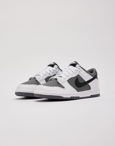 Nike Dunk Low Grade-School (HJ9202-100, White/Black)2
