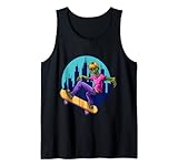 Sky board Funny walker Zombie awesome art Tank Top