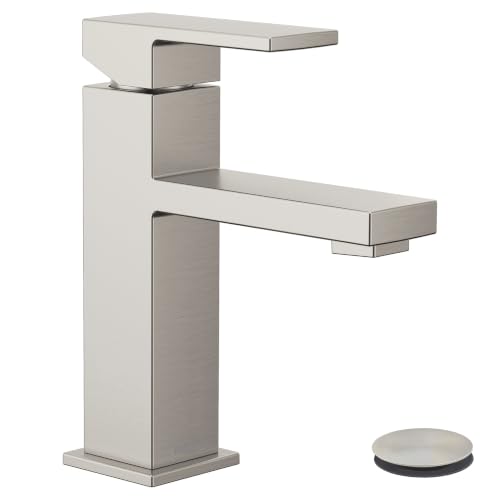 Moen Revyl 1-Handle Bathroom Faucet w/Drain, Deckplate, 84771SRN