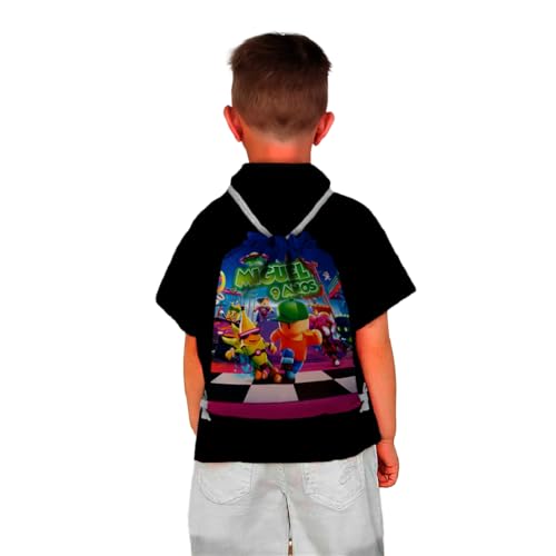 Mochilinha Bag Infantil Personalizado com Nome e Idade Stumble Guys (Mochilinhas 20x30, Unidades, 10)