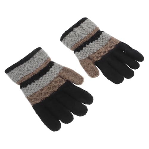 WOFASHPURET Toddler Winter Gloves Knit Boys and Girls Gloves Soft Knitted Mittens for Cold Weather