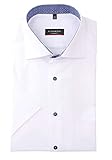 eterna Modern Fit Hemd Halbarm Haifischkragen weiß Größe 44