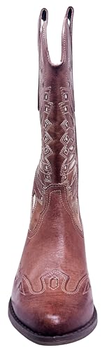 Matisse Women's Bandera Western Boots, Mid-Calf, Tan Faux Leather, Pull-On Style2