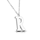 ✔ Material: Edelstahl I Farben: Silber, Rosegold I Gesamtlänge: 495mm I Stärke: 2mm I Größe des Kettenanhängers: 9mm x 13mm | Wählbar in den 26 Buchstaben des Alphabets: A B C D E F G H I J K L M N O P Q R S T U V W X Y Z