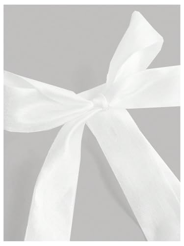 Girl's Bow Tie Shoulder Crop Sleeveless Tops Floral Square Neck Backless Tank Top4