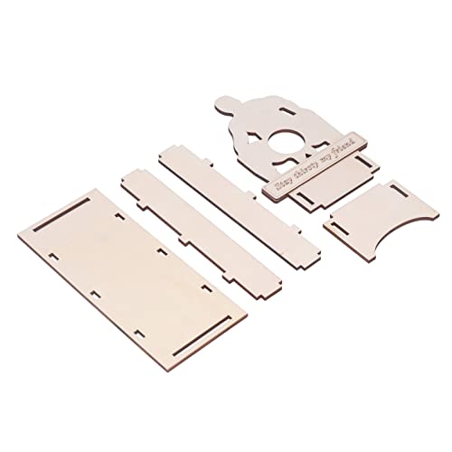 Soporte para botellas de vino rojo de madera fácil de armar miniatura 5