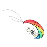 BUGUUYO ペットロスのお悔やみ アクリル製 月 犬 オーナメント 窓飾り 犬好きの方へのプレゼント