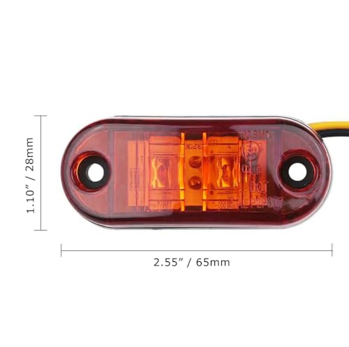 Kit 5 lámparas LED ámbar oscuro para parrilla Jeep Wrangler JL 2018+ miniatura 3
