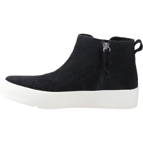 Image of TOMS Womens Verona Mid Suede Platform Sneakers Shoes Casual - Black - Size 6 B