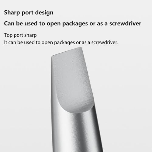 Image of Tobo 3 in 1 Multi-Functional Key Chain Package Opener Cleaning Brush SIM Card Removal Tool Multitool for Package Opening Device Cleaning and Phone Card Removal Tool Using Robust (Silver)