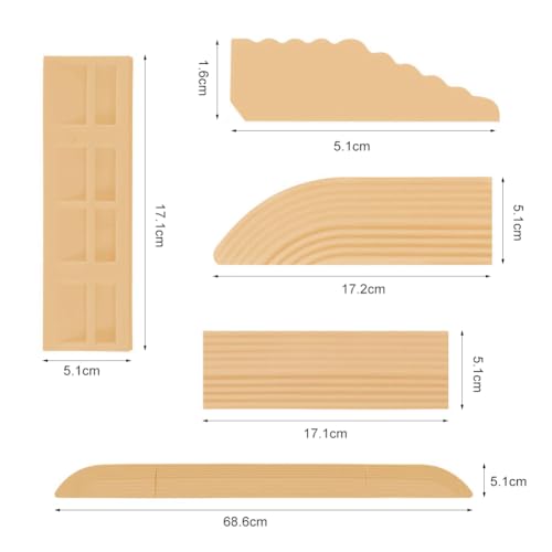 Türschwellenrampe Saugroboter, Saugroboter Erhöhung für alle Staubsaugroboter, Rampe für Saugroboter und Rollstuhl, Saugroboter Türschwellen Rampe, Flexibel anpassbar, Antirutsch (Gelb)