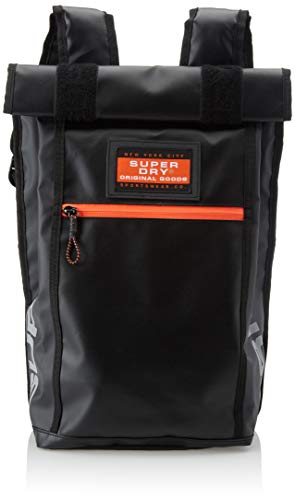Preisvergleich Produktbild Superdry Herren Sd Rollman Rucksack, Schwarz (Nero), 34x45x14 centimeters