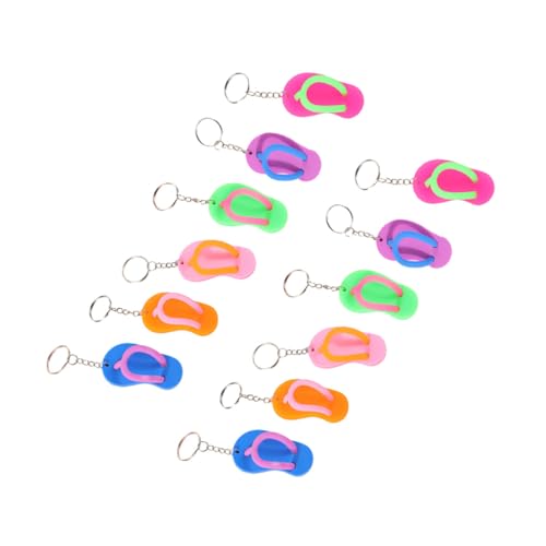 SKISUNO 12 piezas Llaveros Colgantes con Diseño de Adornos Creativos para Bolso y Llaves Colgantes y Decorativos Colores Surtidos Color Aleatorio Color Aleatorio