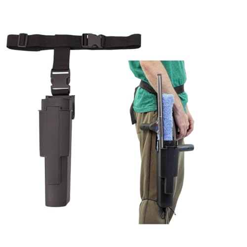 XERO Window Cleaning Holster and Belt- Detachable Side Bucket on a Belt Squeegee Holder and Tool Belt -Black