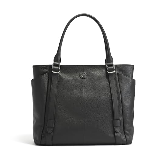 [オロビアンコ] トートバッグ 【正規品】 A4サイズ収納 13.3inchPC収納 19L 『フィオレ 』 1,250g 本革使用 ビジネスバッグ No.93001 メンズ ブラック