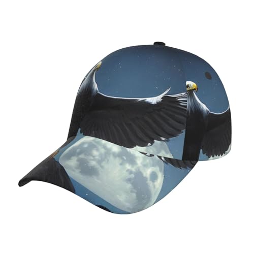 Eagle Under The Stars Baseball Cap Adjustable Size for Running Workouts and Outdoor Activities All Seasons