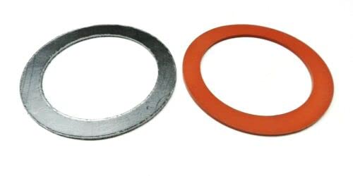 3" Gaskets Silicone Rubber & Graphite Set for Vacuum Casting Perforated Flasks by JTS