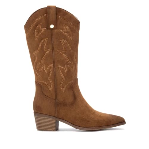 XTI - Botas Camperas Mujer Camel - Calzado Cómodo y Versátil - Moda casual - Modelo 14430802...