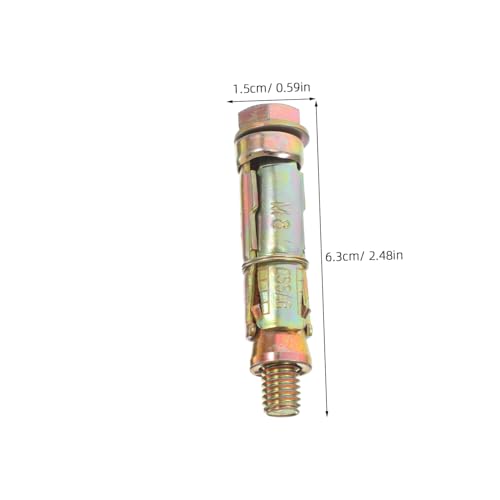 iplusmile 12pcs Heavy Duty Expansion Shield Anchors for Concrete Brick and Wall Construction Metal Fasteners for Renovation Projects - Image 7