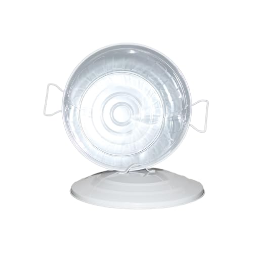 Lata de basura metálica galvanizada 13 galones gris miniatura 5