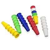 OSALADI 60 Stück Bunte Fingerschutzkappen aus Kunststoff Nadelschutz für Selbstgemacht Bastelarbeiten Quilten und Handarbeiten Kompakt und Vielseitig für Nähkurse und Bastelgruppen