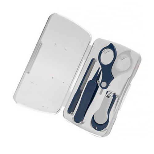 ERINGOGO Pedicure Clippers Baby Nail Care Kit 4-in-1 Nail Trimmer Set Safe Material Easy Clean Storage Box