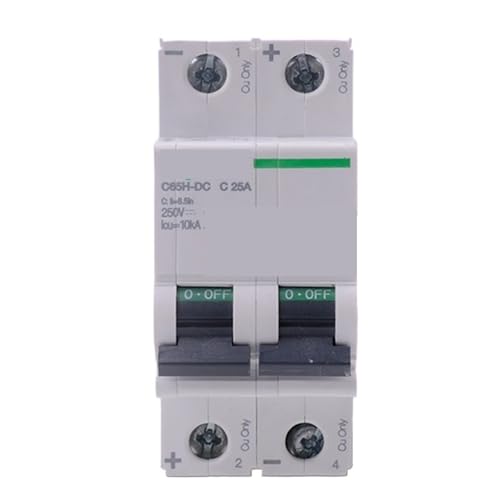 Disjoncteur miniature C65H-DC 2P C25A haute precision A9N22078 interrupteur pneumatique robuste