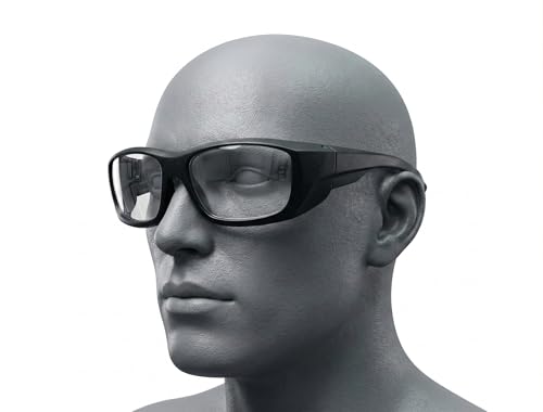 Image of THUNDERSTORM Safety Goggles Polycarbonate Anti-Fog Lens Anti-Scratch UV Protection Black Eye Glasses Multipurpose Use Industrial, Bike Riding, Cycling, Car Driving for Men & Women