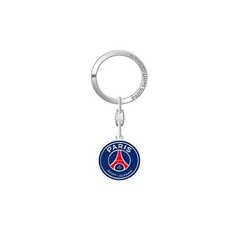 PSG Porte-clefs Demi Ballon, Métal, 18 x 8,4 x 1,5 cm