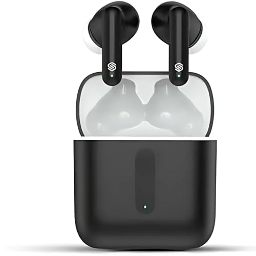 Image of Exxelo (𝟓 𝐘𝐞𝐚𝐫 𝐖𝐚𝐫𝐫𝐚𝐧𝐭𝐲 TWS Wireless Earbuds in-Ear 7 - Bluetooth 5.1 with Mic, 32 Hours Playtime, 30mAh Rechargeable Battery, Touch Control, Instant Pairing for Calls & Music