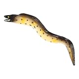 KOMBIUDA Figura de Anguila Marina de Plástico Realista, Modelo Marino Educativo M-3240, Juguete Cognitivo de Animales del Océano, Decoración de Mesa y Escritorio, 1 Pieza