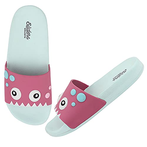 Image of URJO Kids's Sliders /Slippers Lightweight Super Flexible Arch Support Durable Anti Skid & Stylish Dailywear Sliders /Slippers for Boy's & Girl's