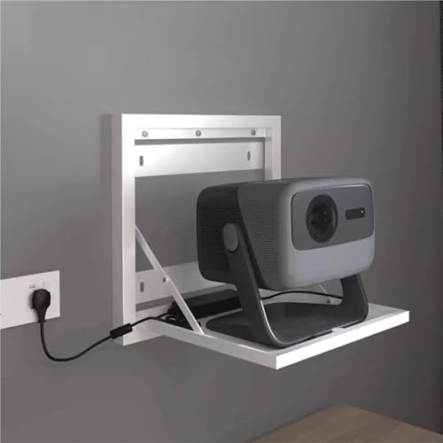 Soporte para proyector en pared para transformar el dormitorio en cine en casa 5