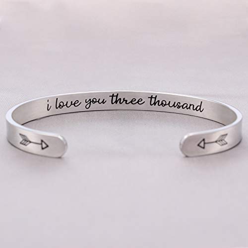 Btysun Bracelets for Women Mothers Day Bracelet Gifts from Daughter Inspirational Gifts for Women Graduation Gifts for Her Motivational Birthday Cuff Bangle Friendship Personalized Mantra Jewelry…