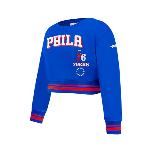 Image of Pro Standard Big Girls NBA Retro Classics Fleece Crewneck Sweatshirt