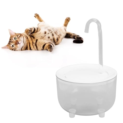 Fuente automática para gatos con bomba USB y base antideslizante miniatura 5