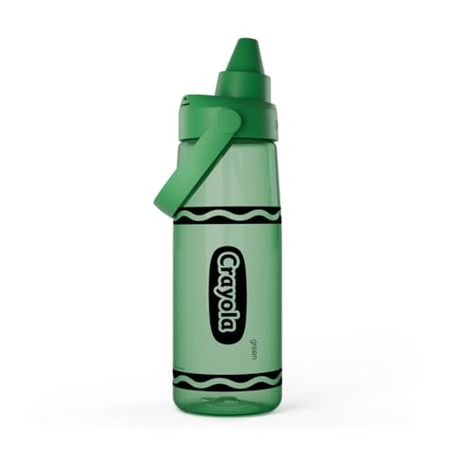 Image of CamelBak Crayola Chug Water Bottle for Everyday Hydration, Tritan Renew Design with Chug Lid, 25oz, Green