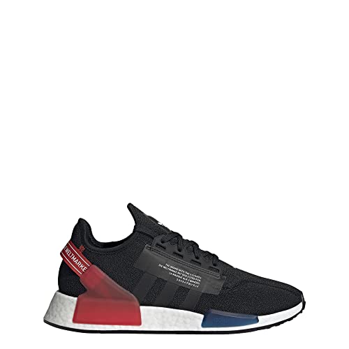 adidas NMD_R1 V2 Shoes Men's, Black/Black/White, 11 US