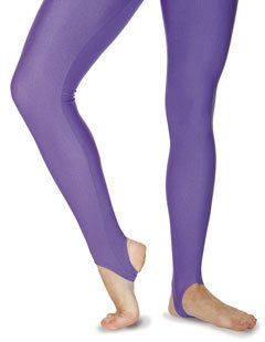 Roch Valley Ltd Nylon/Lycra Stirrup Tights, Black, Age 5-6 (Manufacturer Size: 1) - Image 2