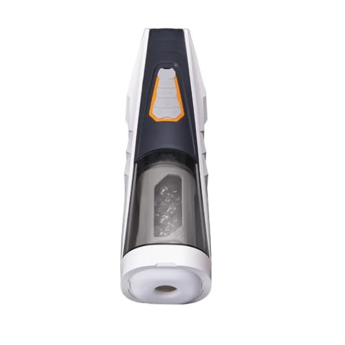 Masajeador íntimo masculino con vibrador de empuje y succión recargable por USB