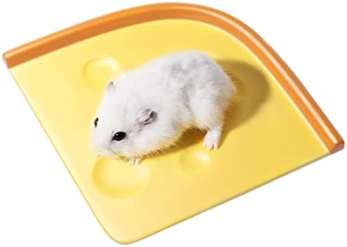 SanmooAio Ceramic Hamster Bedding,Rabbit Cooling Pad/Summer Heat Dissipation Plate,Pet Cooling Mat for Rabbits/Guinea Pig/Dwarf Hamster/Gerbil/Chinchilla/Bunny and Other Small Animals