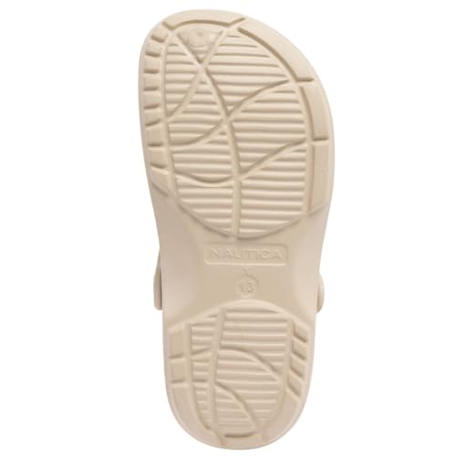 Image of Nautica Kids Clog Sandals - Slip-On Lightweight Water Shoes with Adjustable Heel Strap - Comfortable EVA Slip-Resistant Clogs for Boys & Girls - Toddler & Youth Sizes