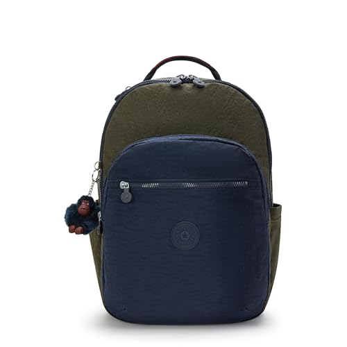 Image of Kipling Women's Seoul Extra Large 17 inch Laptop Backpack, Durable, Roomy with Padded Shoulder Straps, Built-In Protective Sleeve