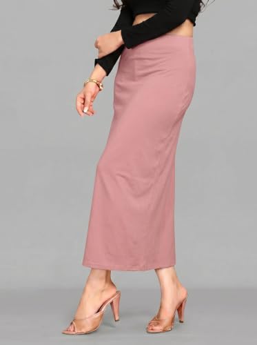 Image of ALYNE Blended Saree Shapewear Petticoat for Women, Women's Blended FullElastic with Drawstring Saree Shapewear, Skirts for Women,Shape Wear Dress for Saree