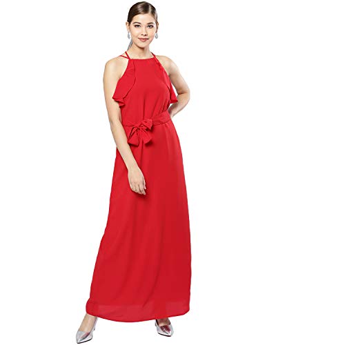 Image of Harpa Shoulder Straps Without Sleeves Dress