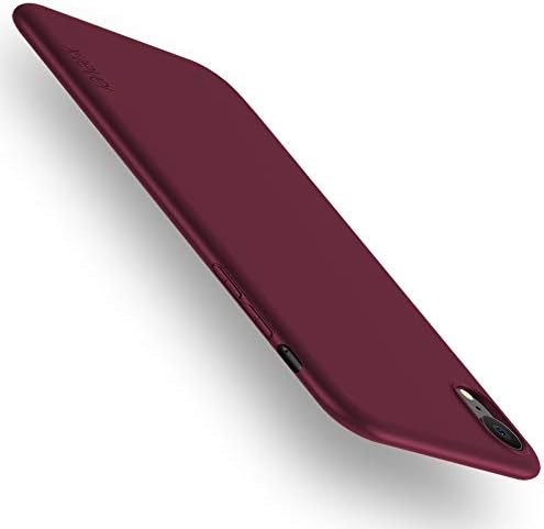 X-level for iPhone XR Case,Slim Fit Soft TPU Matte Surface Ultra-Thin Phone Case for Women Light Full Protective Back Cover Compatible Apple iPhone XR (2018) 6.1 inch-Burgundy